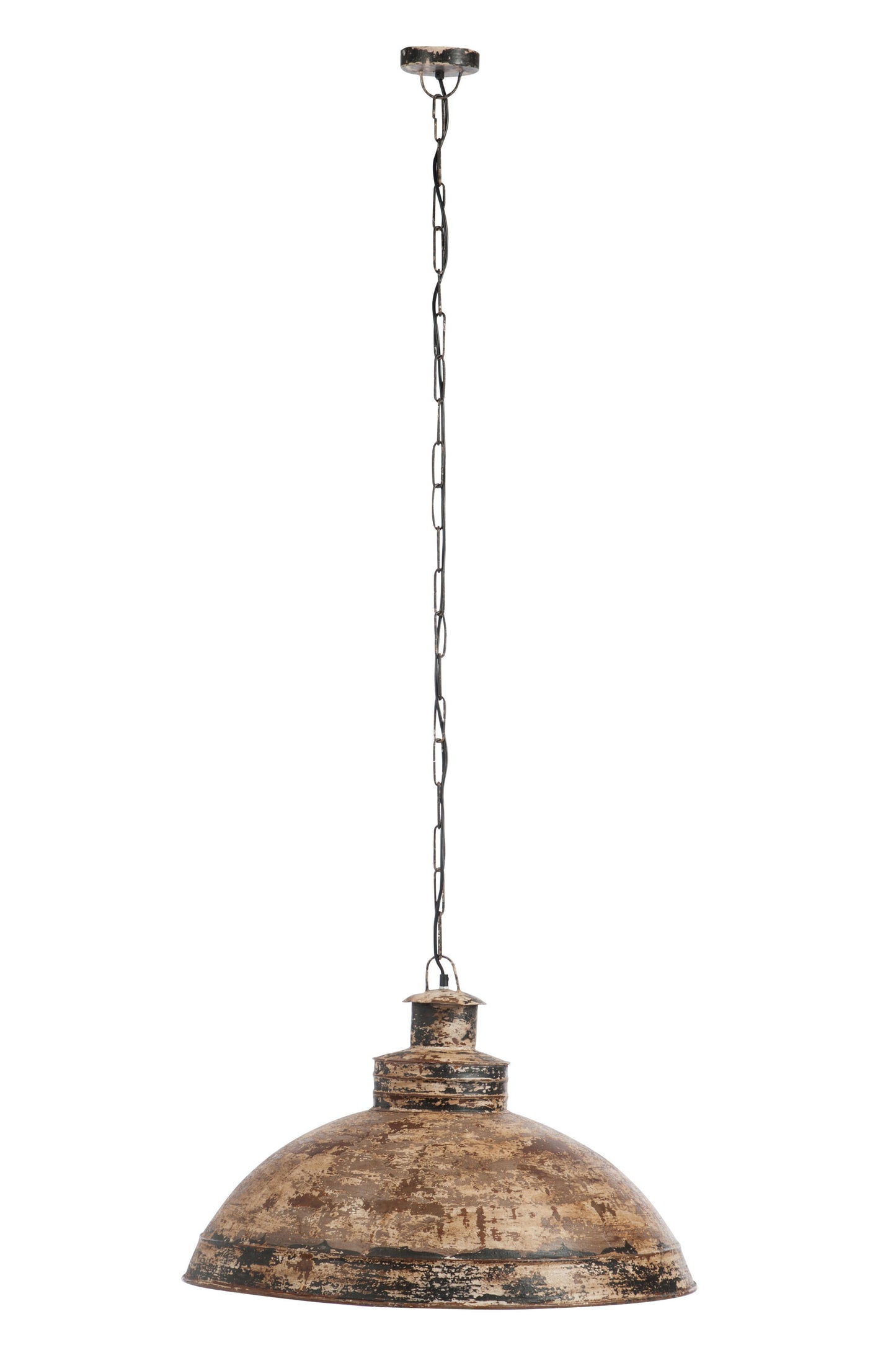 HANGING LAMP ANTIQUE METAL DARK BROWN