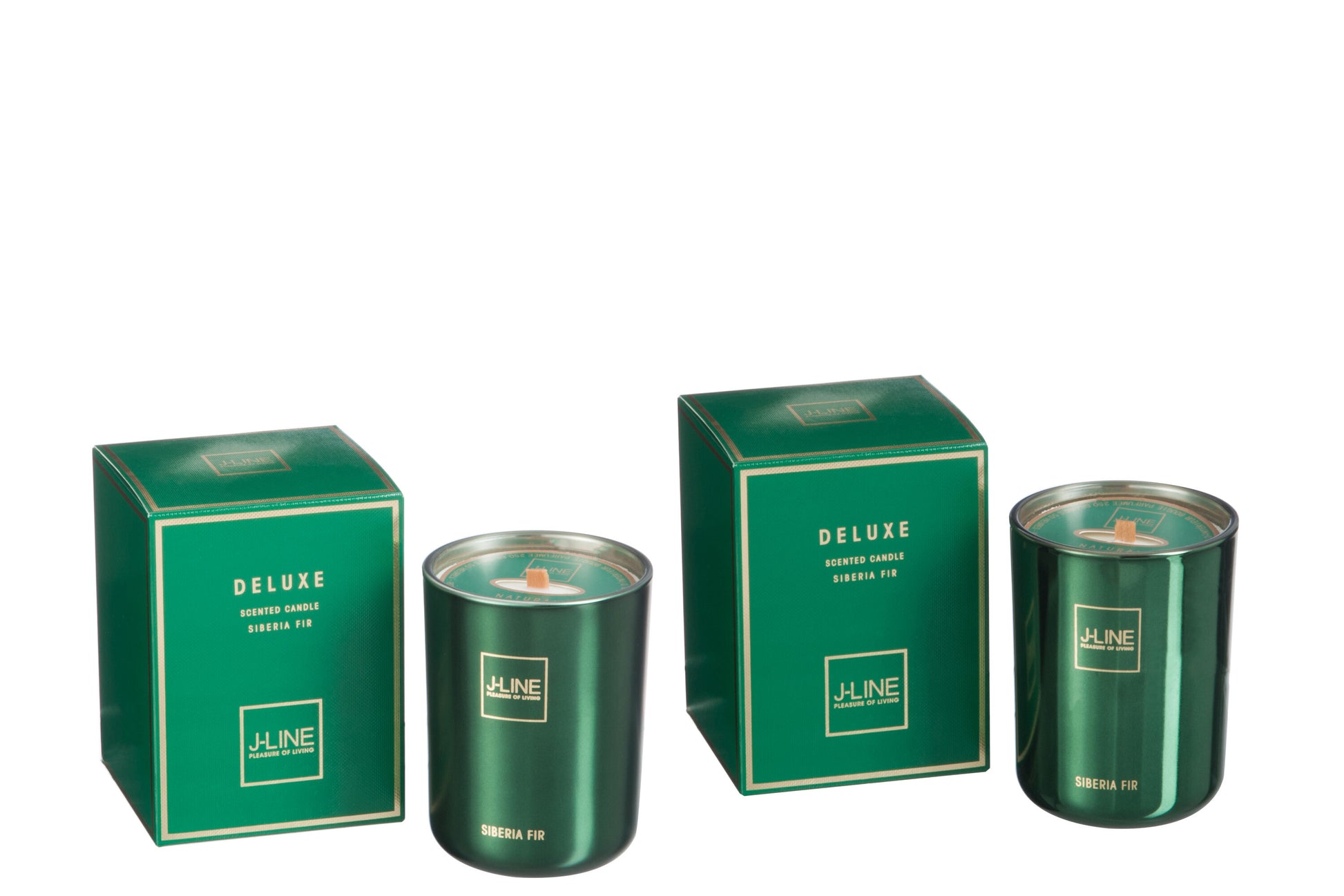 SCENTED CANDLE DELUXE GREEN SMALL ASS2-50H