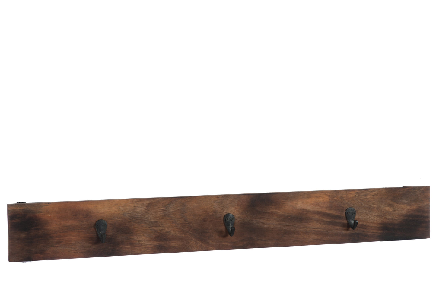 RACK 3HANGERS WOOD DARK BROWN