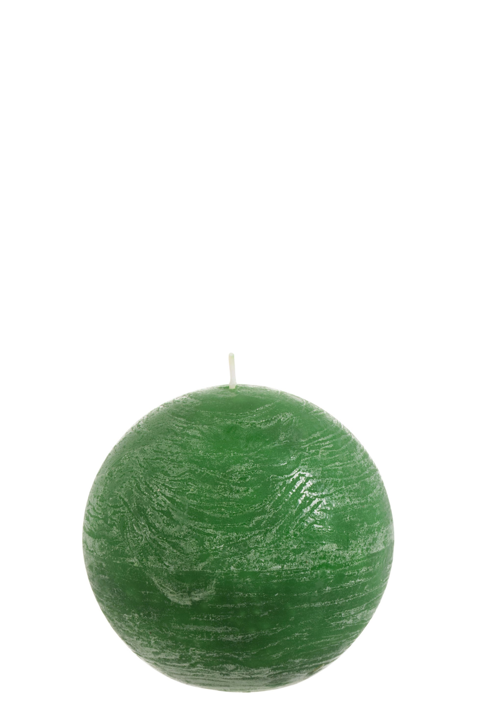 BALL CANDLE LIGHT GREEN L 30H