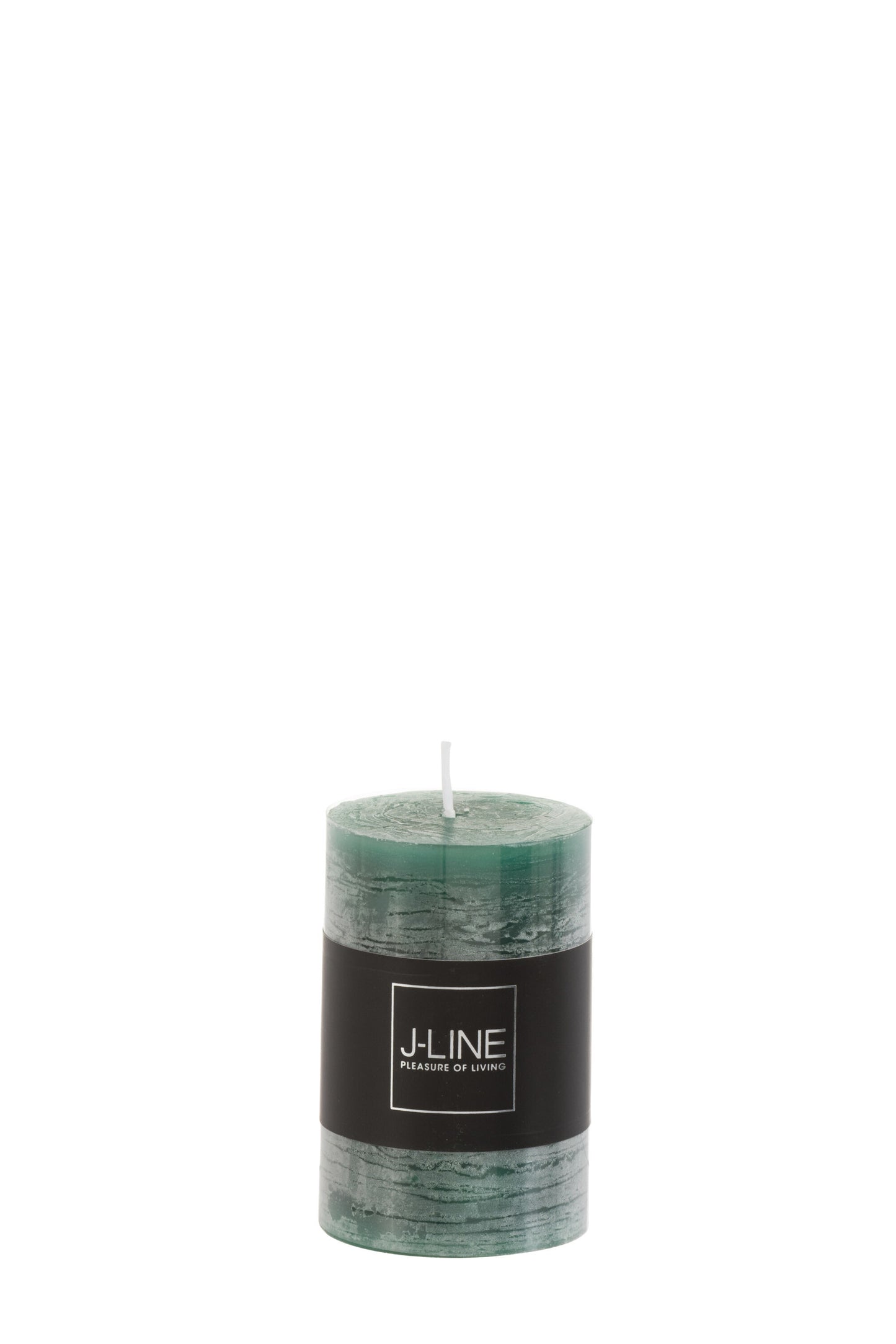 CYLINDER CANDLE DARK GREEN  S18H