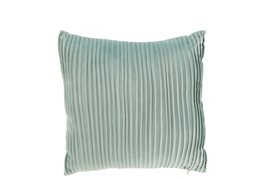 CUSHION LINES VELVET MINT