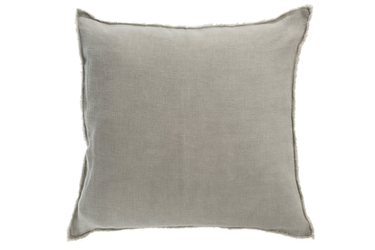 CUSHION STONEWASHED LINEN GREEN