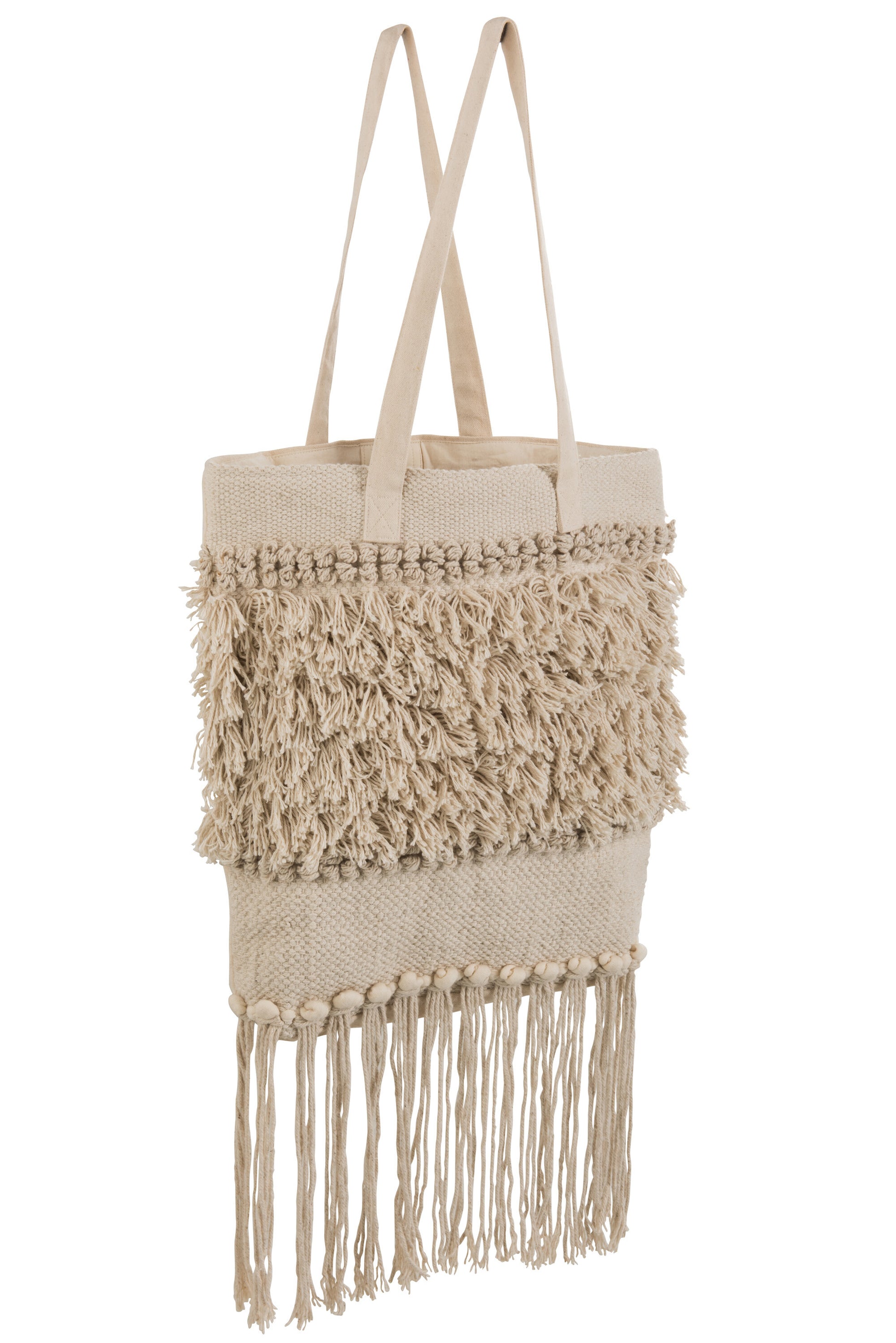 BEACH BAG IBIZA COTTON CREAM