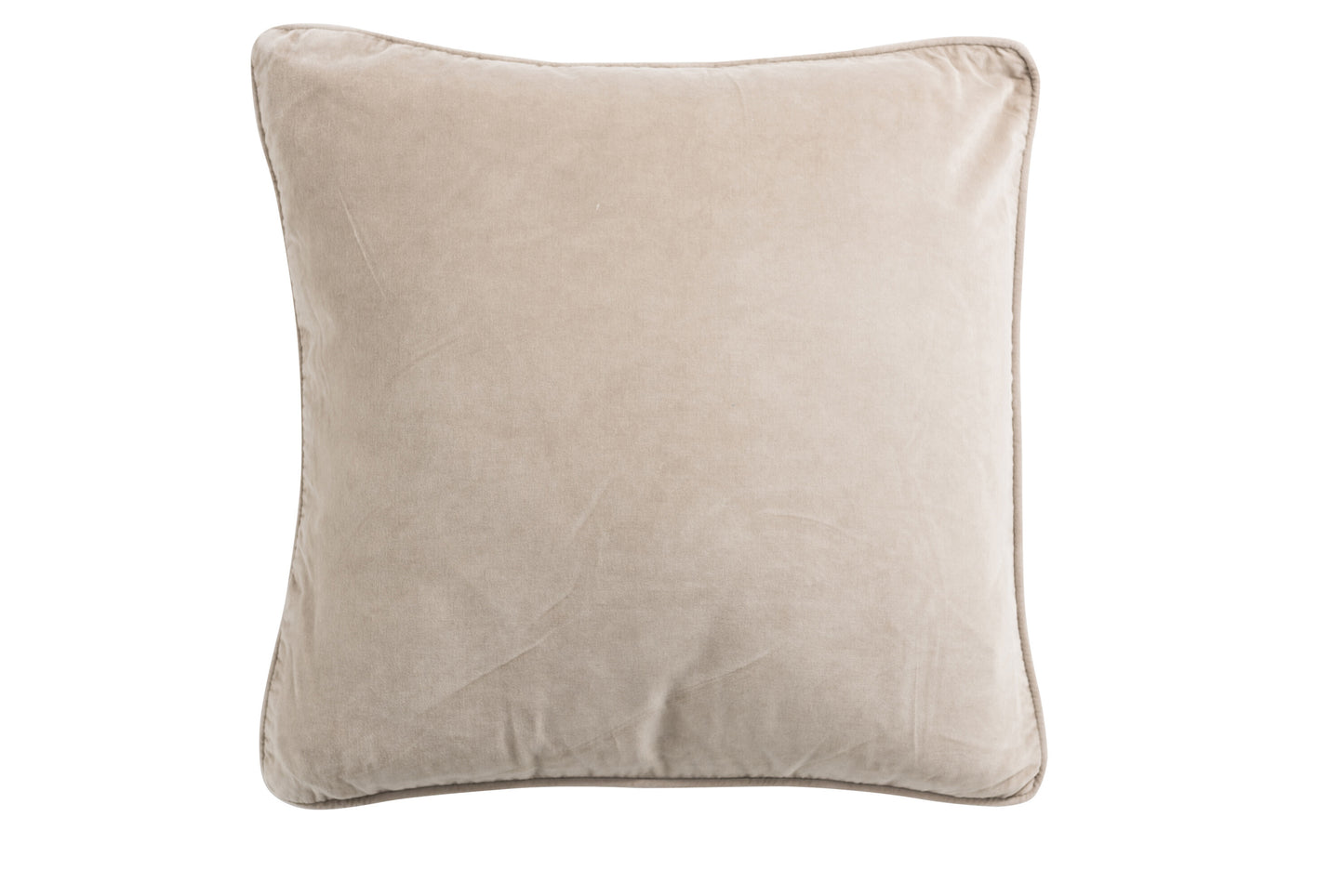 CUSHION SQUARE VELVET BEIGE