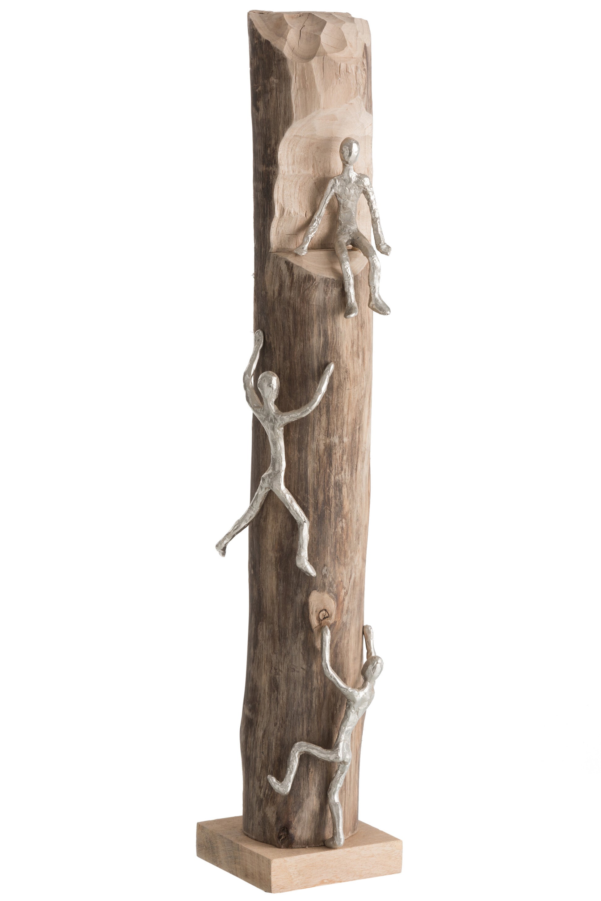 FIGURE 3CLIMBERS WOOD/ALUMINIUM NATURAL/SILVER