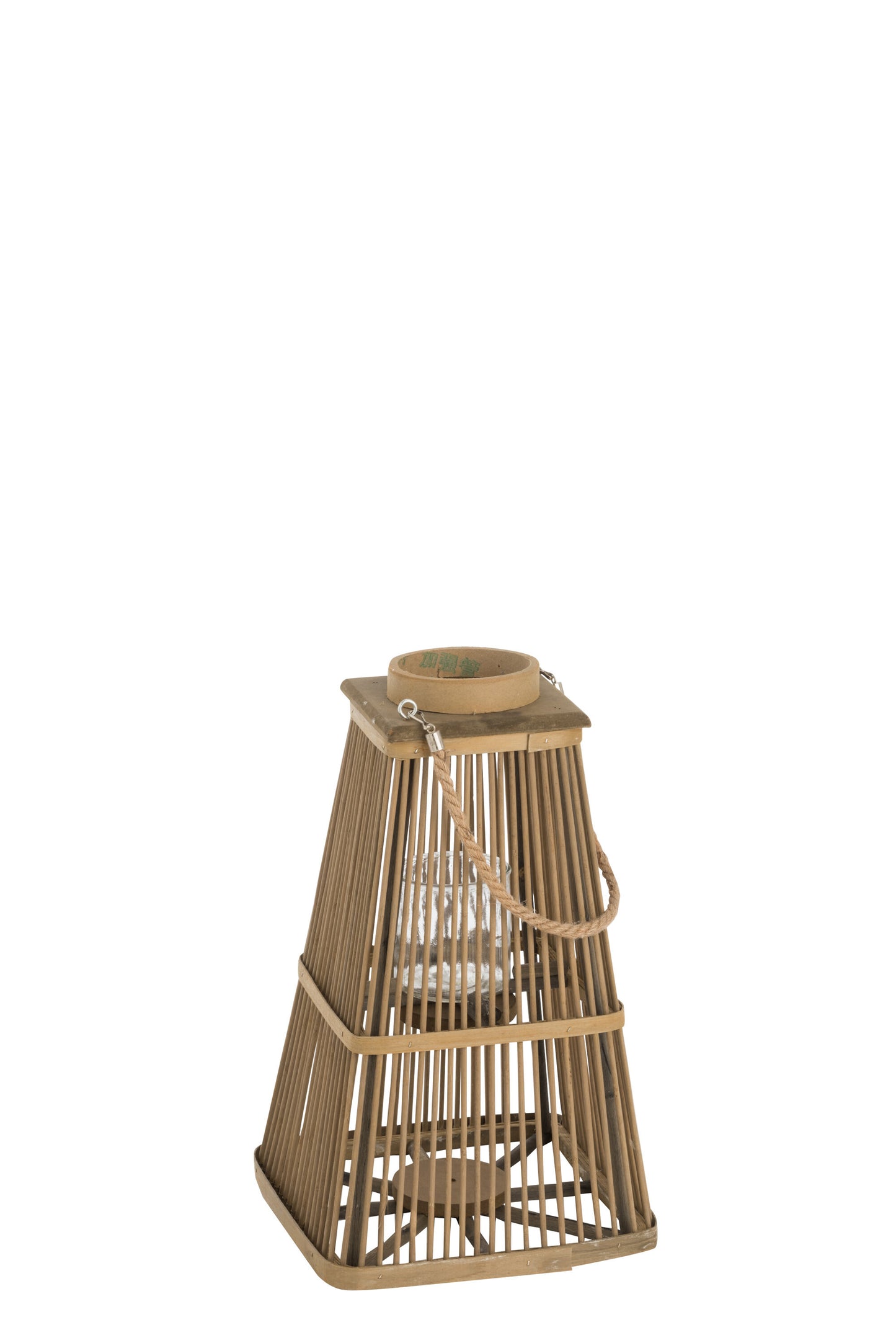 HURRICANE LANTERN BAMBOO NAT S