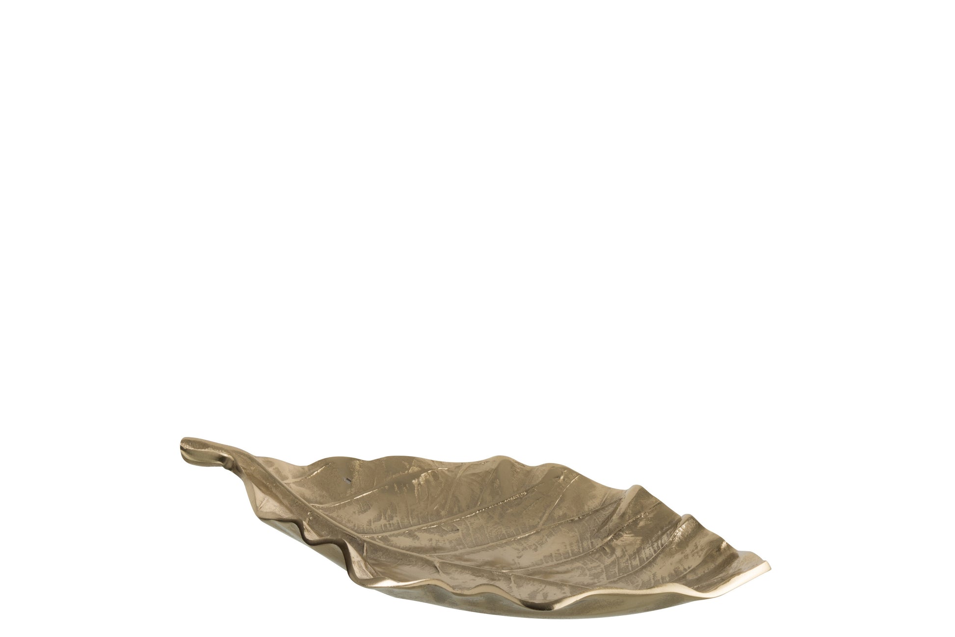 TRAY LEAF ALUMINIUM GOLD SMALL