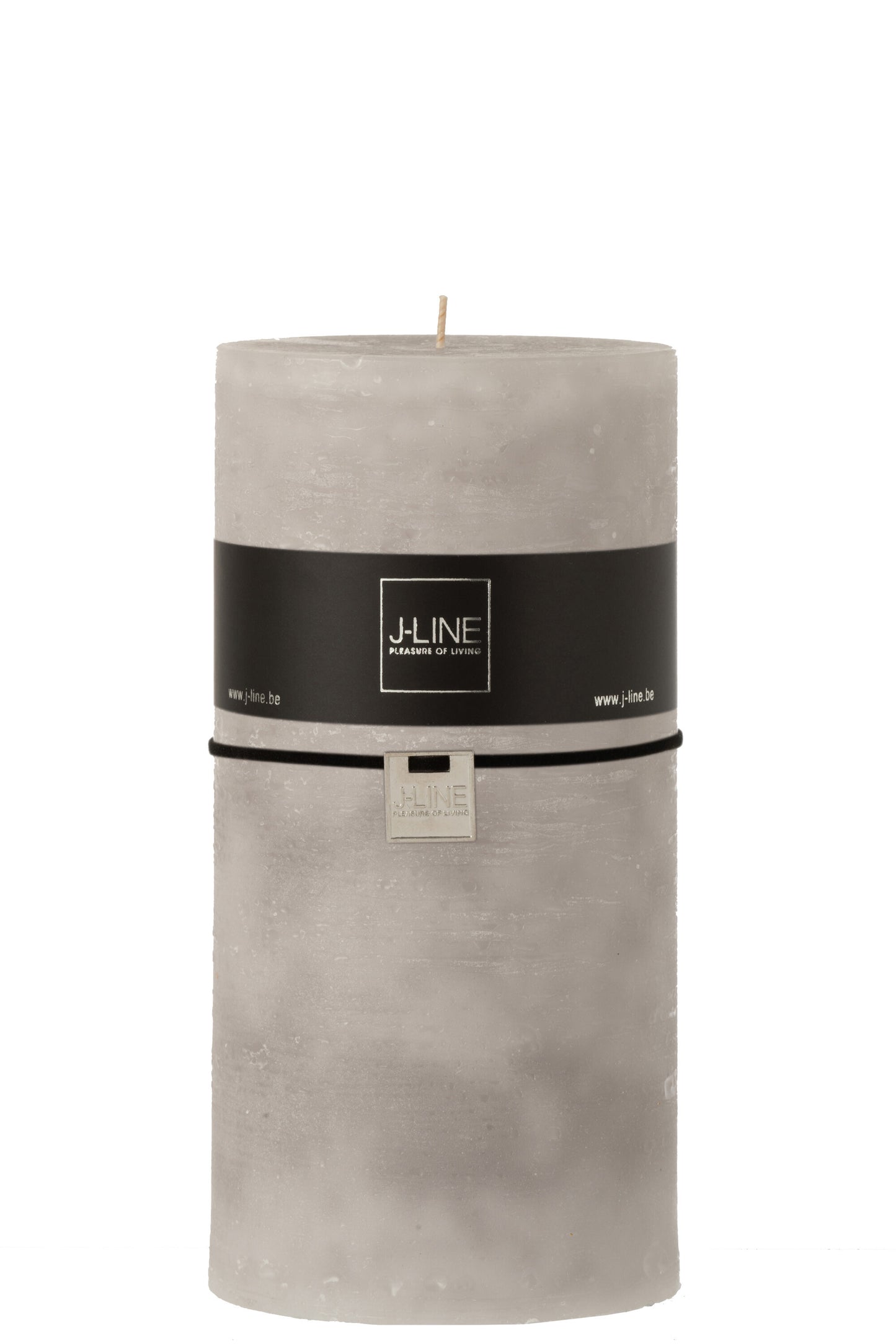 CYLINDER CANDLE  LIGHT GREY XXL-150H