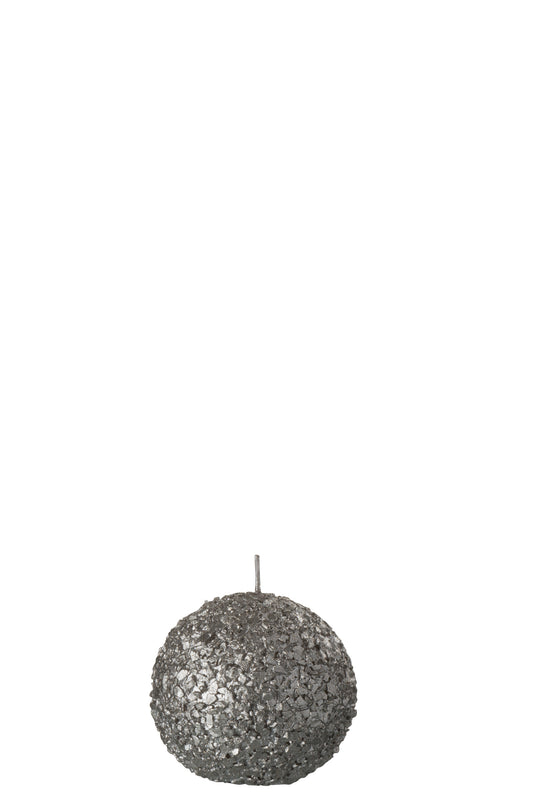 BALL CANDLE GLITTER WAX CHAMPAGNE-15H