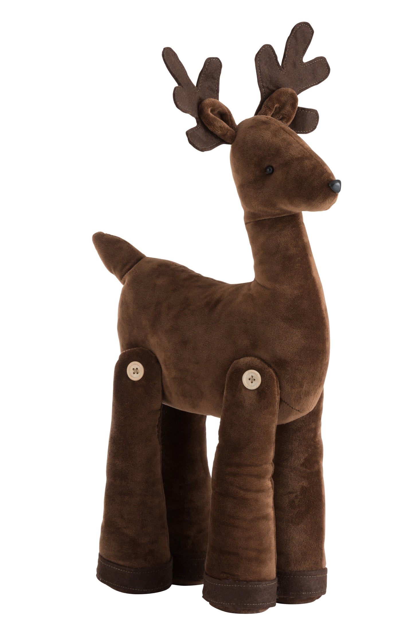 DEER STANDING VELVET BROWN MIX LARGE