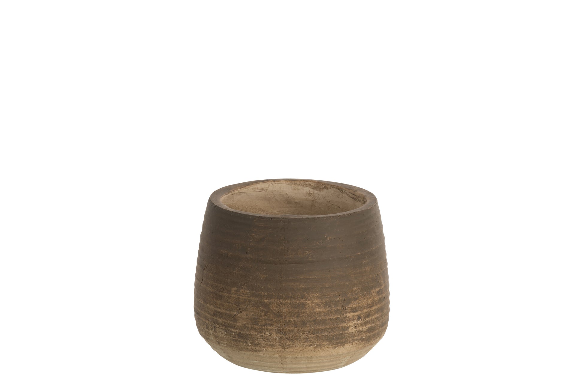 FLOWER POT BORDER TERRACOTTA BROWN LARGE