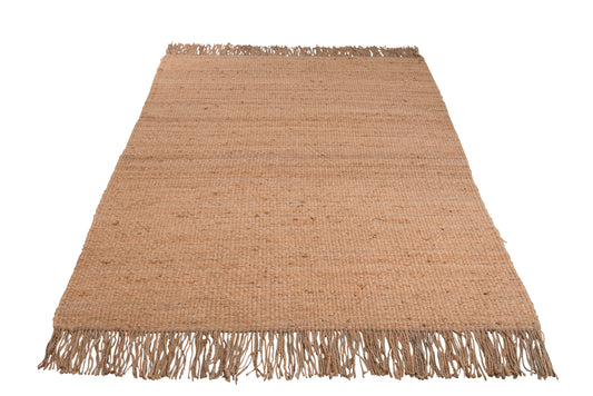 RUG FRAYED JUTE NATURAL