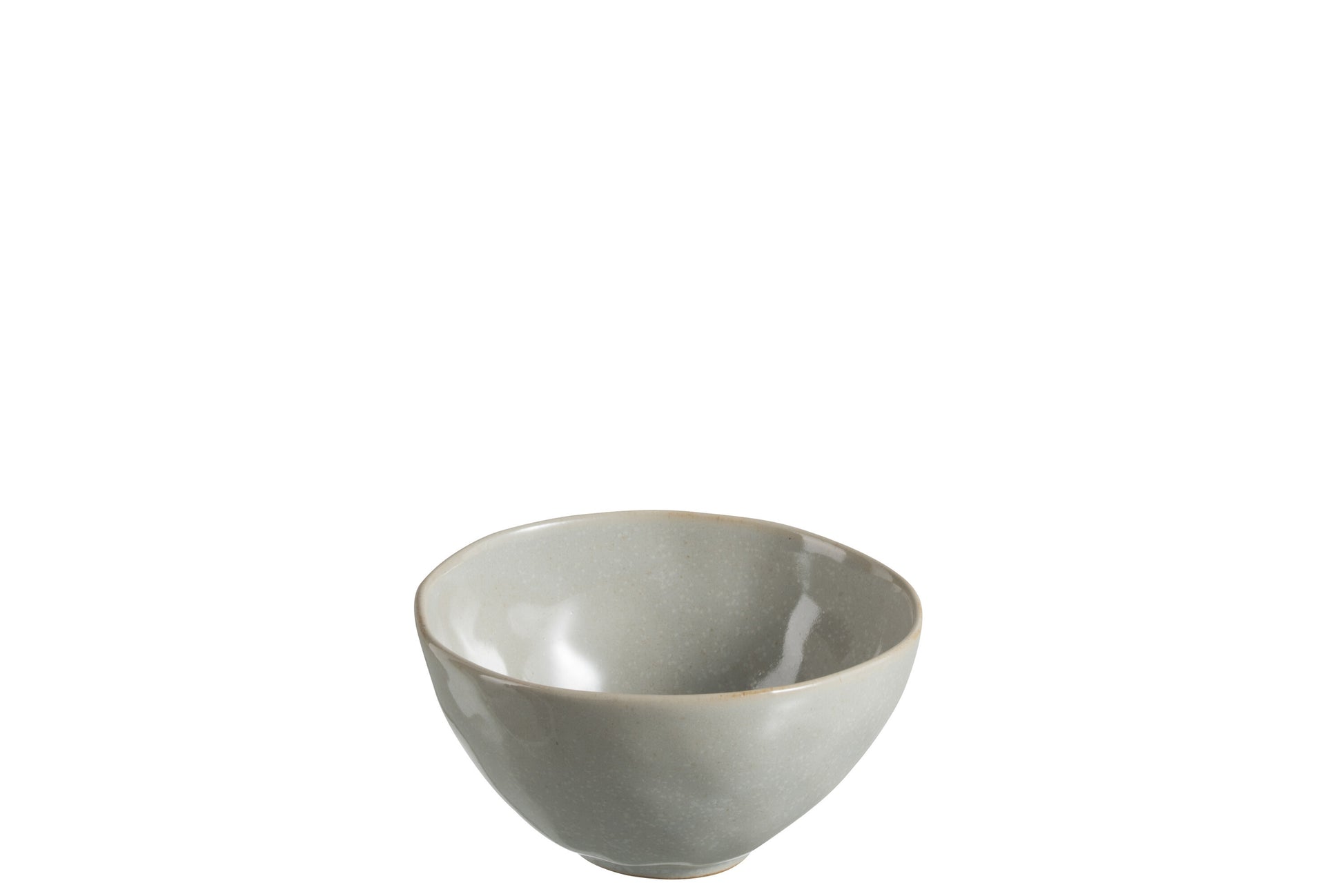 BOWL HIGH CERAMIC GREY SMALL