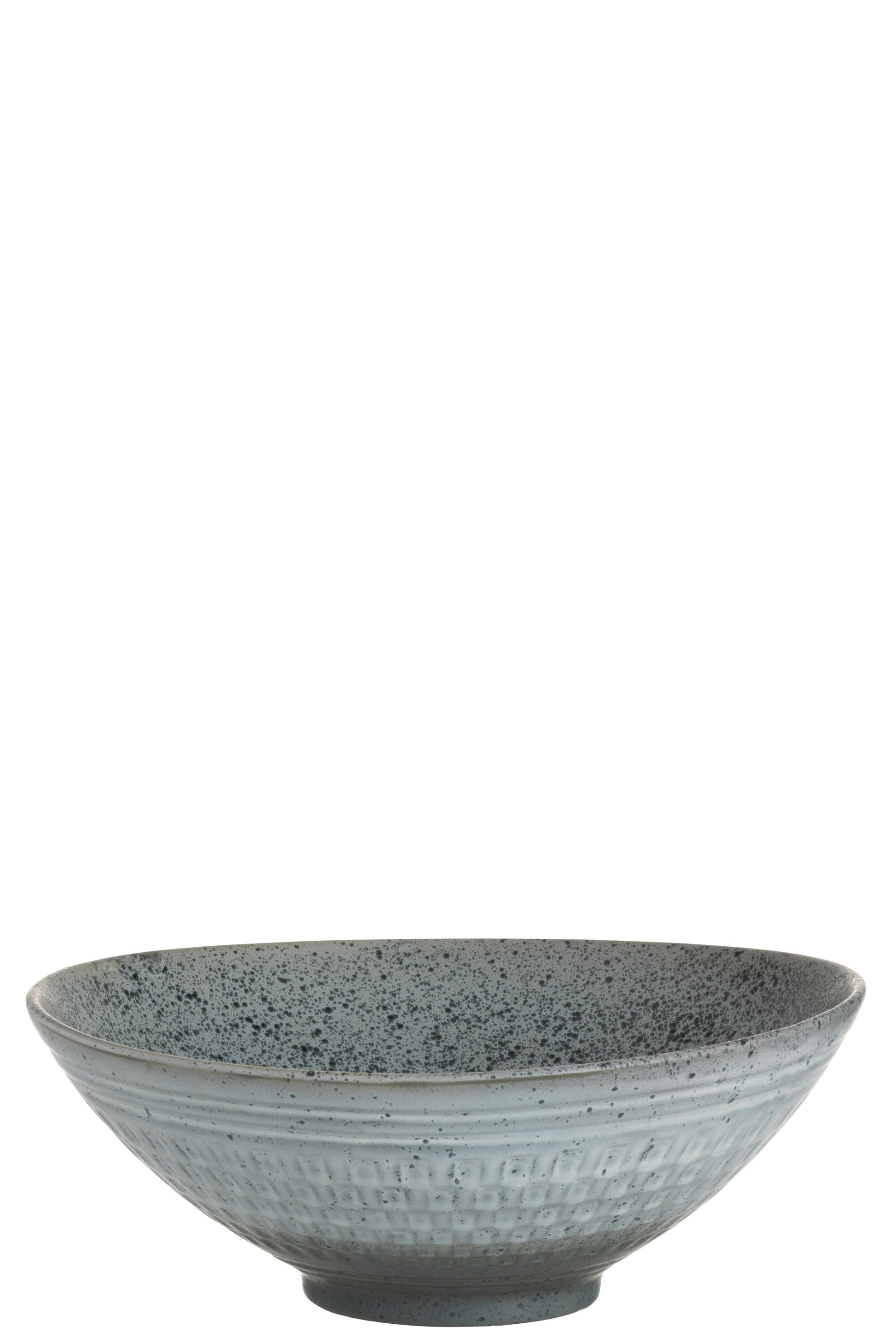 DISH MOTIVE EARTHENWARE BLUE