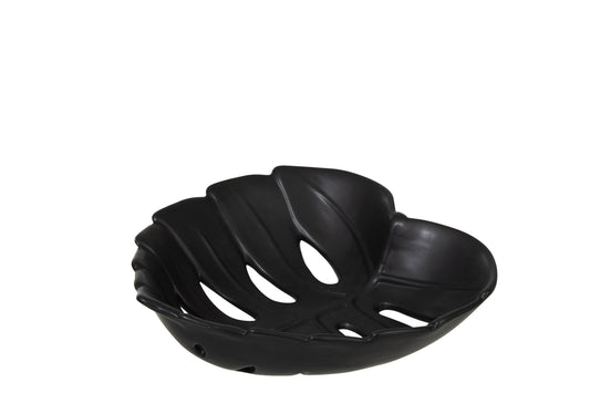 DISH LEAF DOLOMITE BLACK