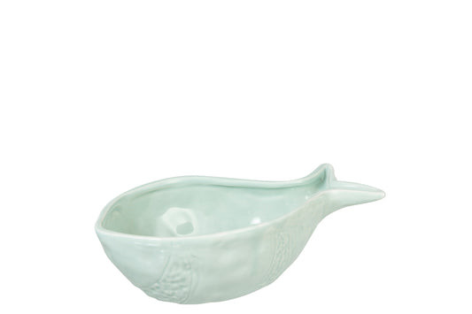 BOWL FISH PORCELAIN GREEN