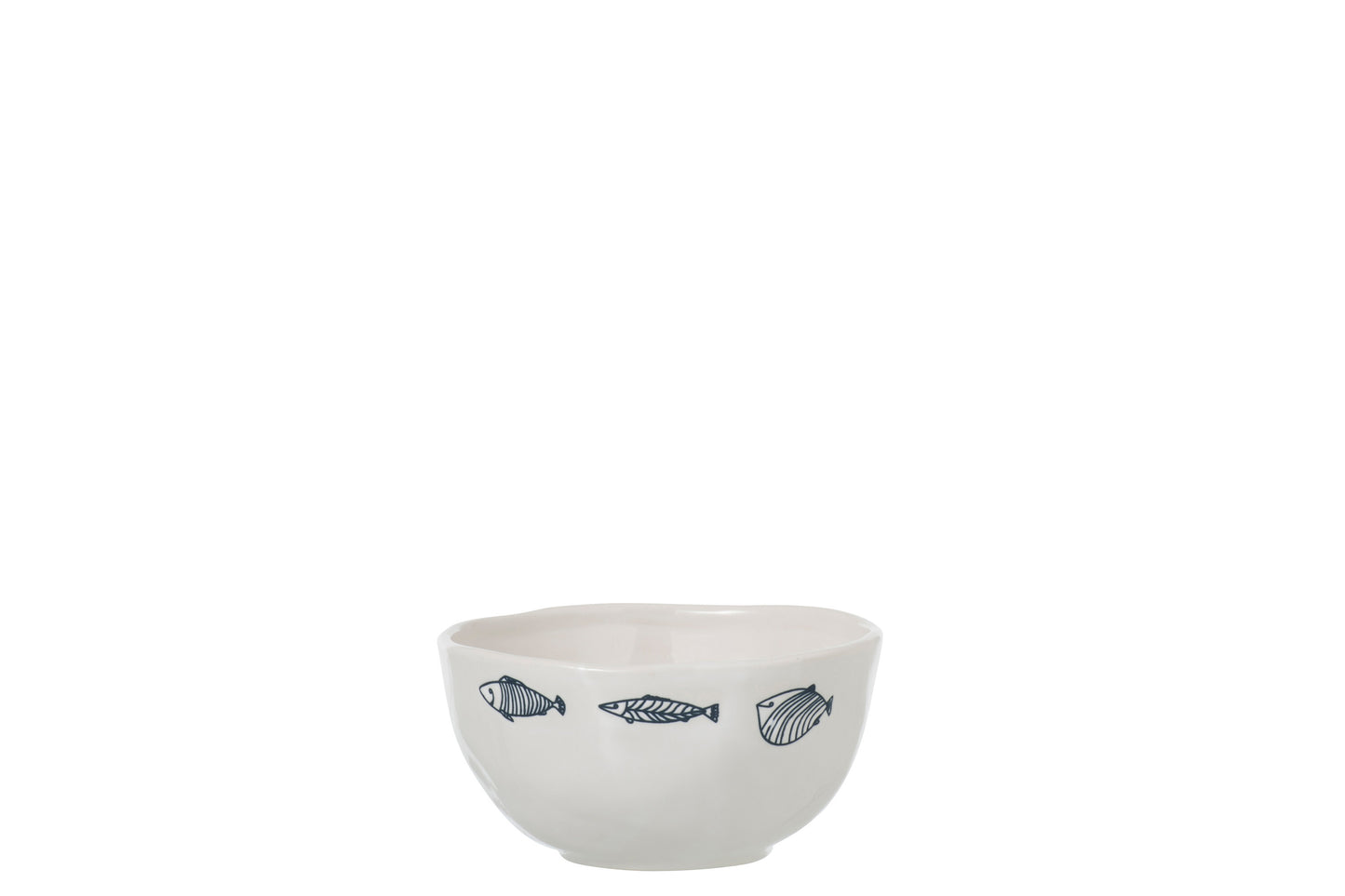 BOWL FISH DOLOMITE BLUE