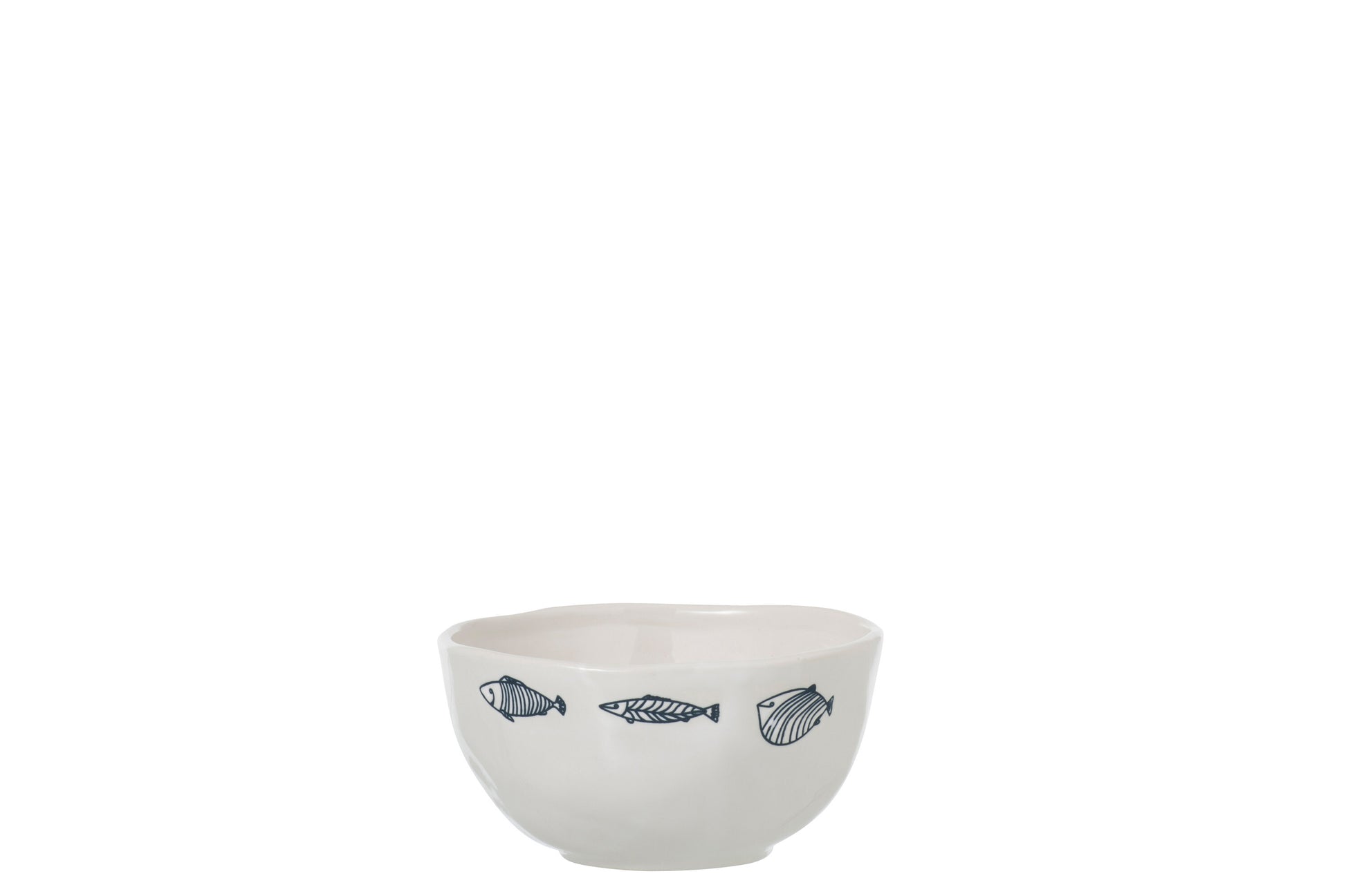 BOWL FISH DOLOMITE BLUE