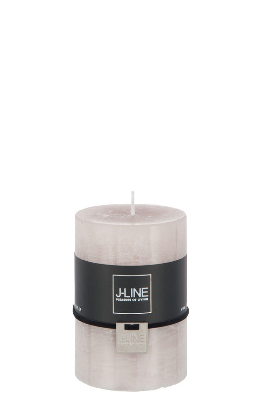 CYL. CANDLE MOUSE GREY M 48H J LINE