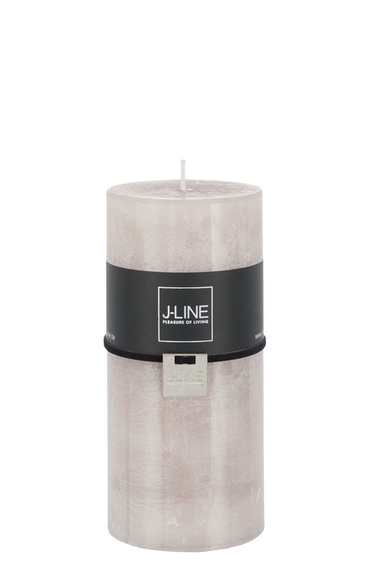 CYL. CANDLE MOUSE GREY L -72H J LINE