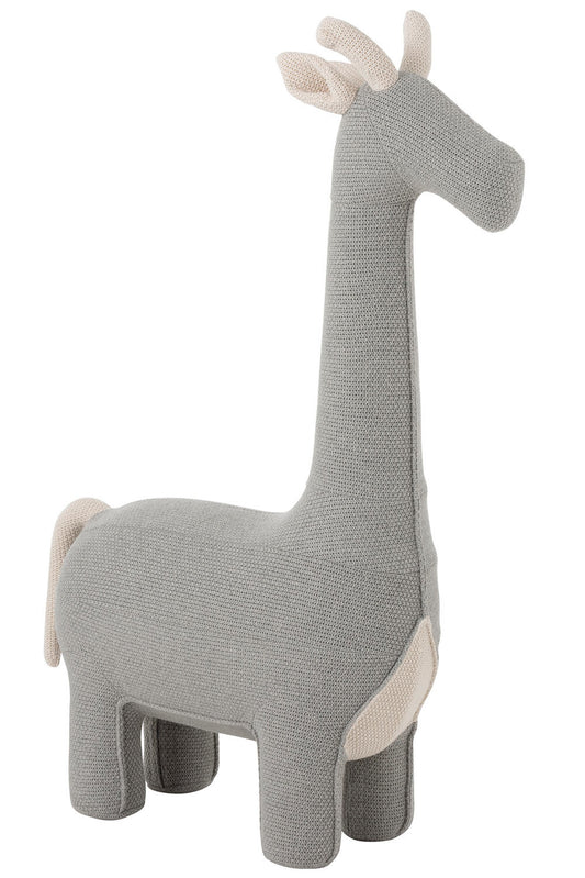 GIRAFFE BABY COTTON GREY/ECRU LARGE