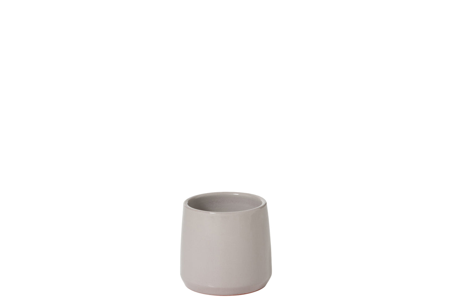 FLOWER POT ROUND CERAMIC GREY EXTRA SMALL