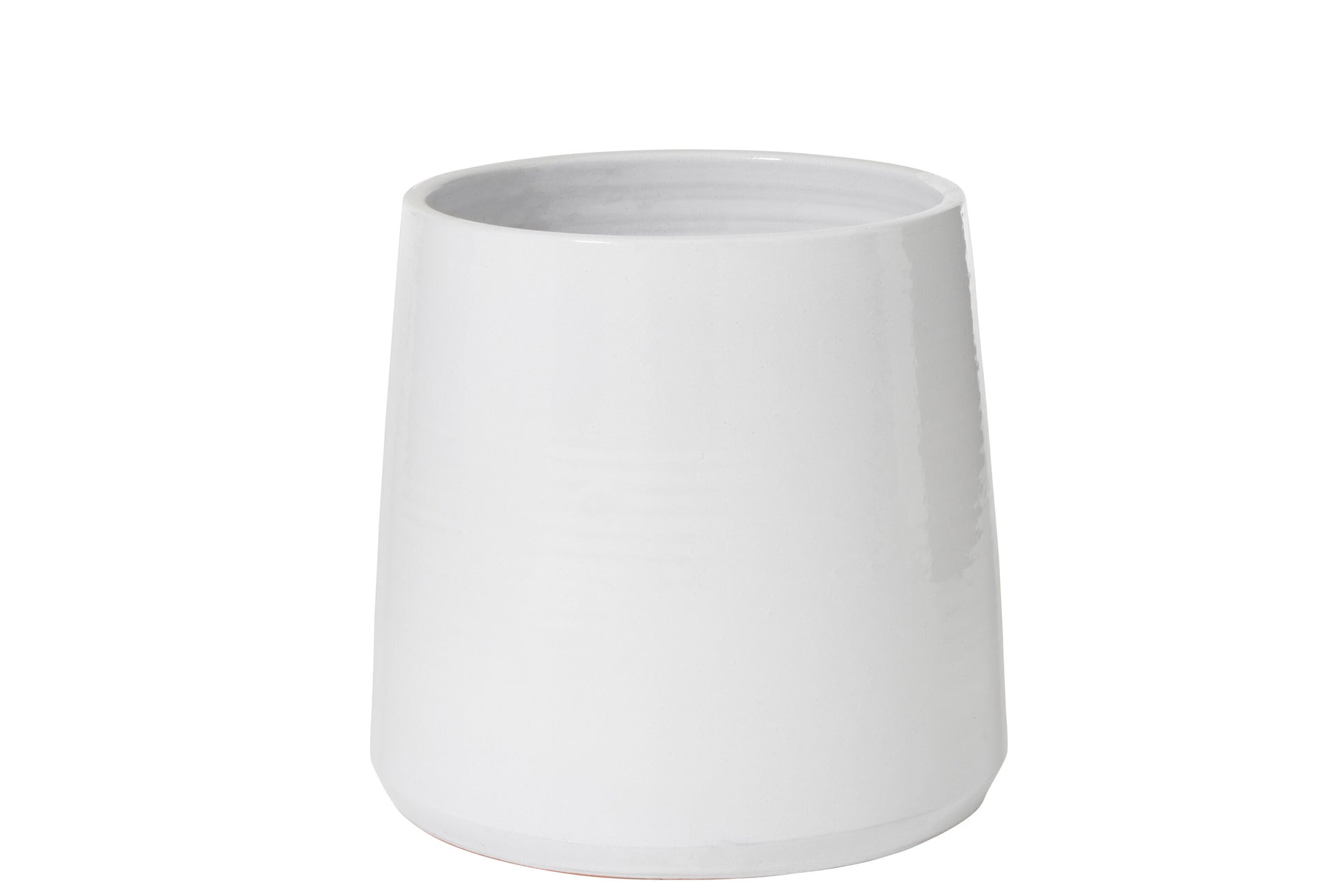 FLOWER POT ROUND CERAMIC WHITE EXTRA LARGE