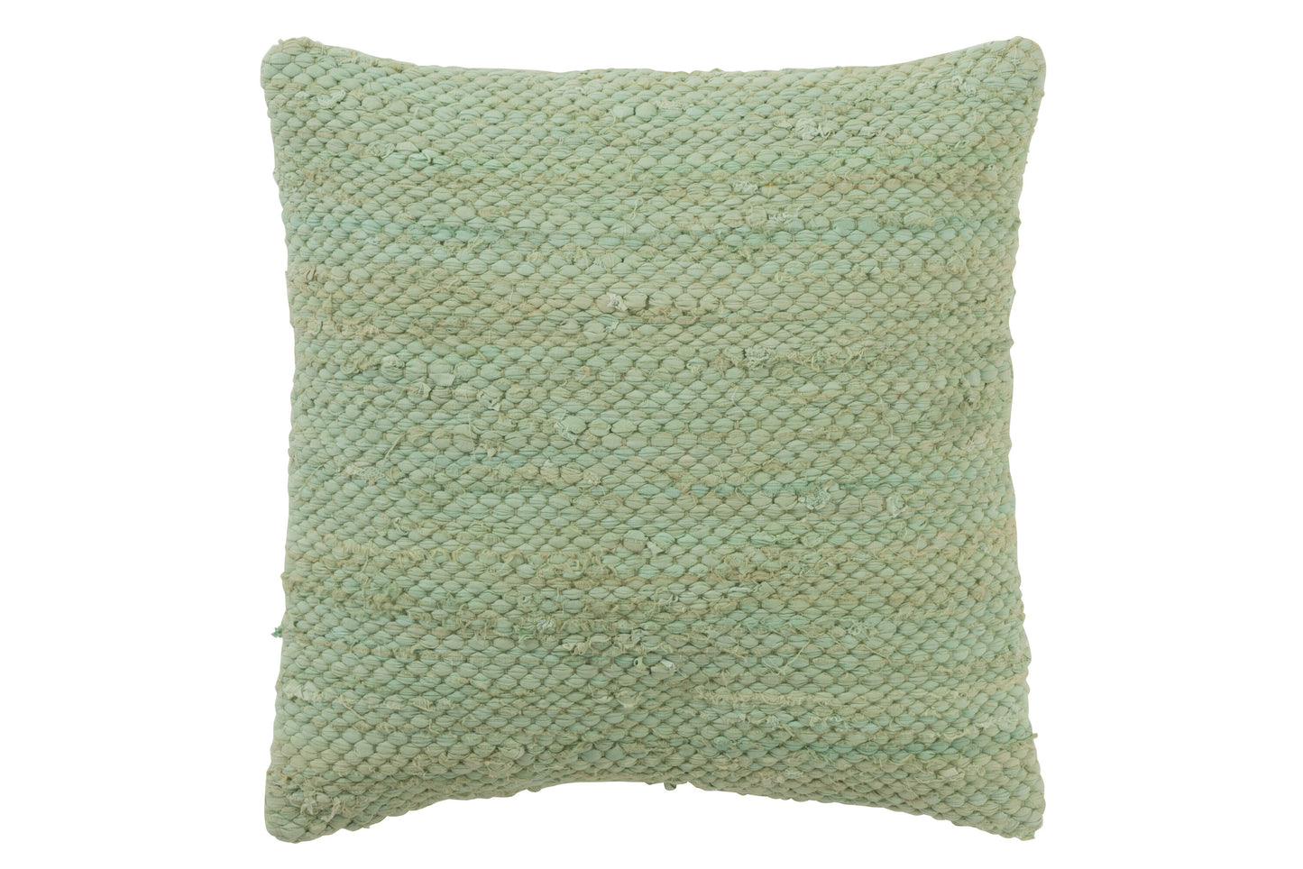 CUSHION CROCHETED COTTON GREEN