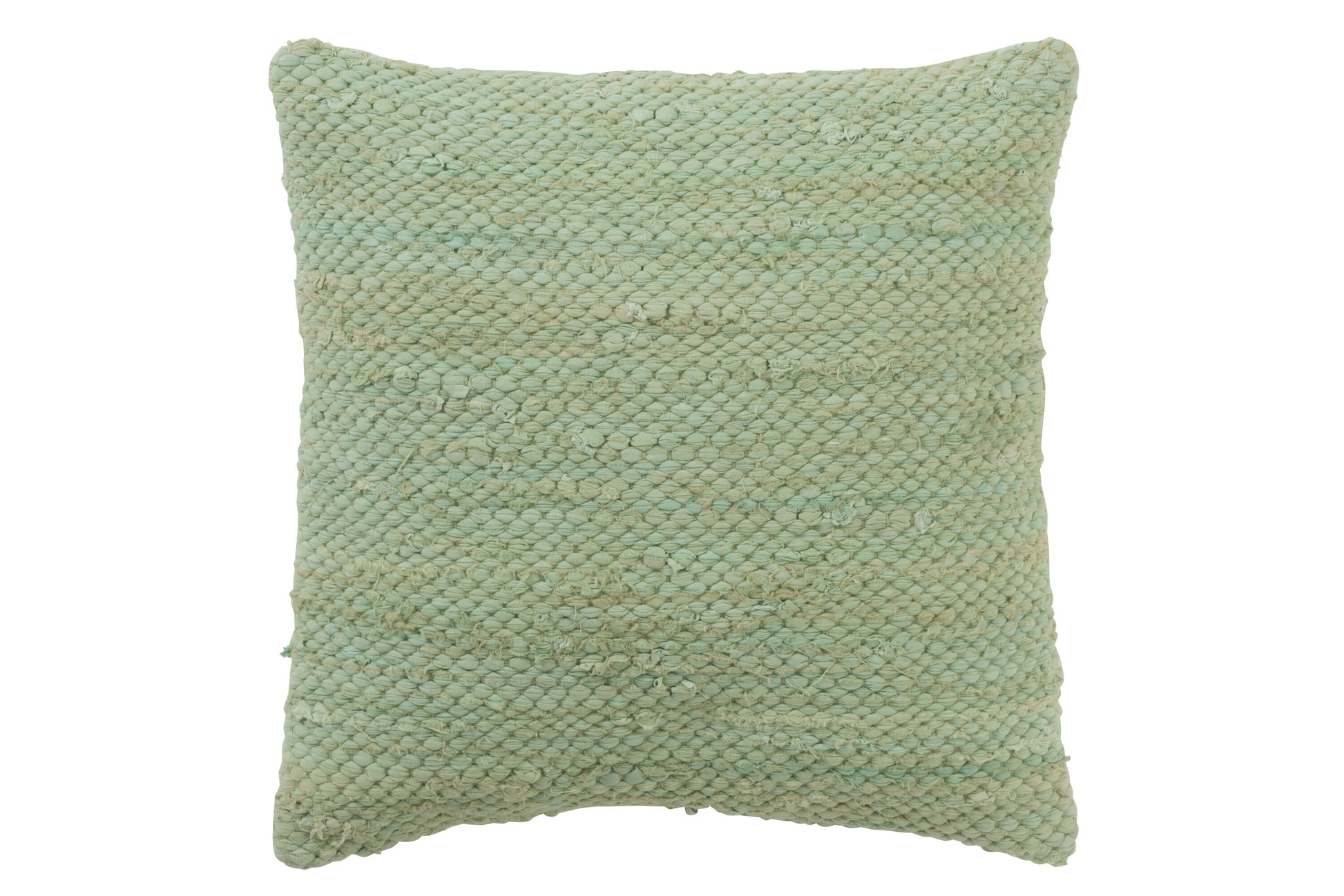 CUSHION CROCHETED COTTON GREEN