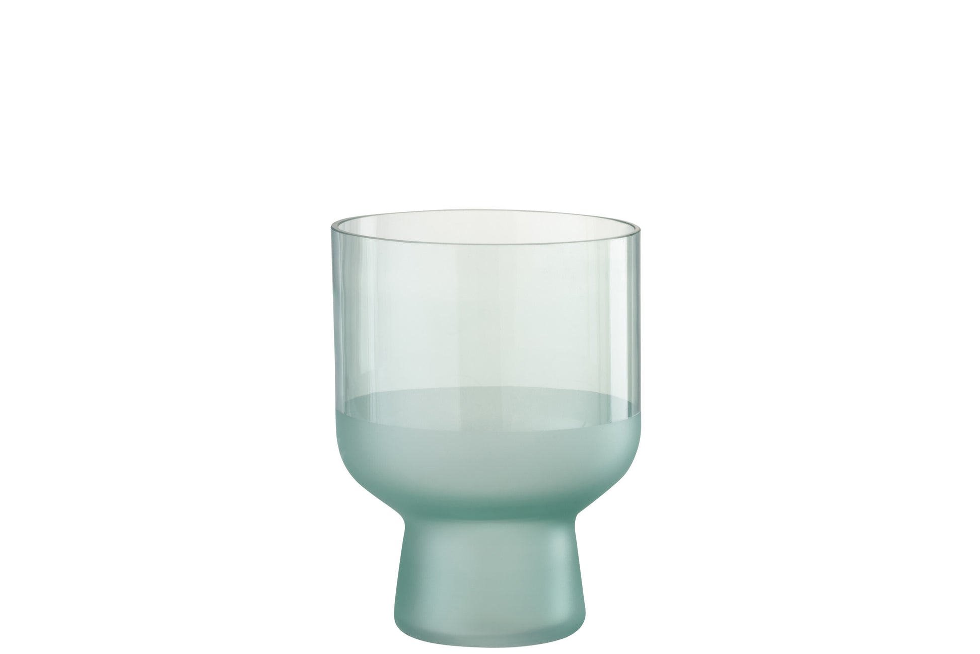 VASE EVA GLASS MINT GREEN SMALL