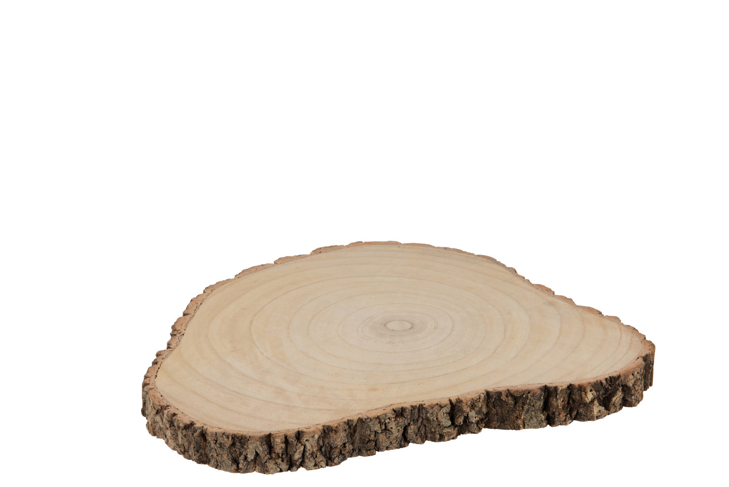 DISC IRREGULAR PAULOWNIA BARK NATURAL LARGE