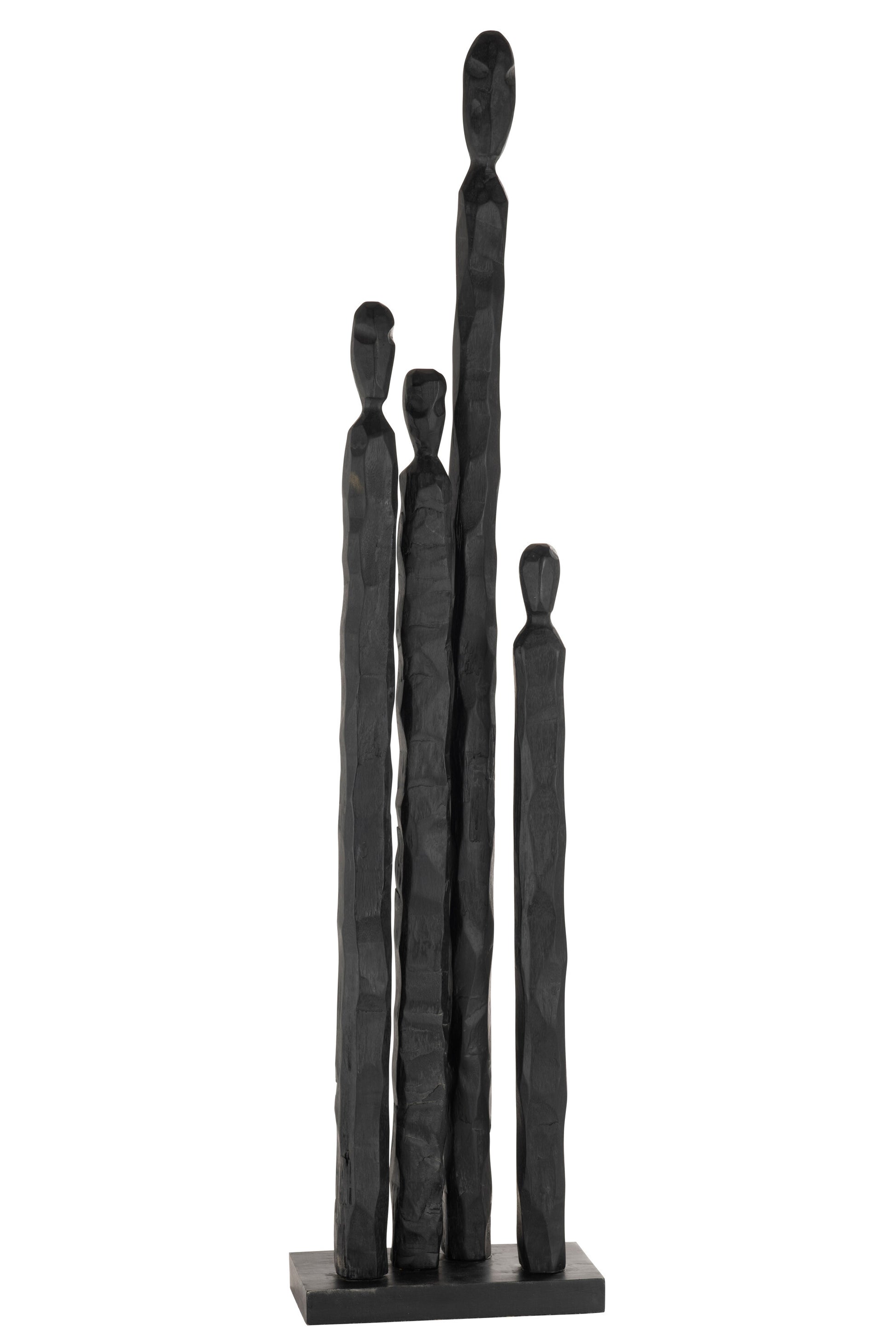 FIGURE GROUP LONG MANGO WOOD BLACK