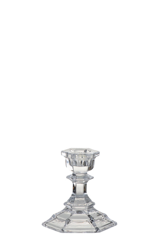 CANDLESTICK CLASSIC GLASS TRANSPARENT SMALL