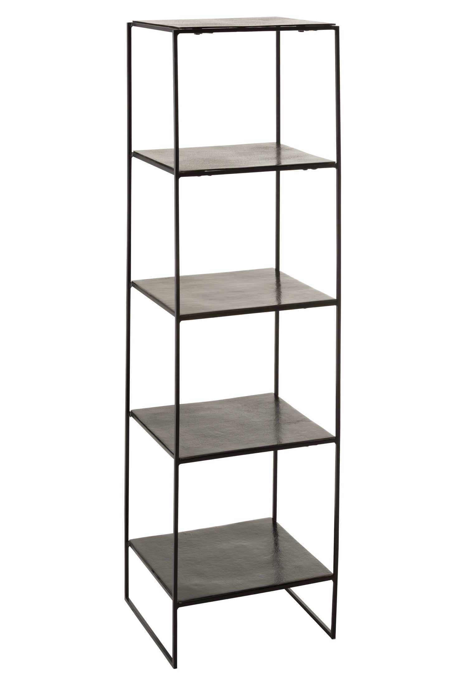 RACK 5 SHELVES OXIDIZE ALUMINIUM/IRON ANTIQUE BLACK