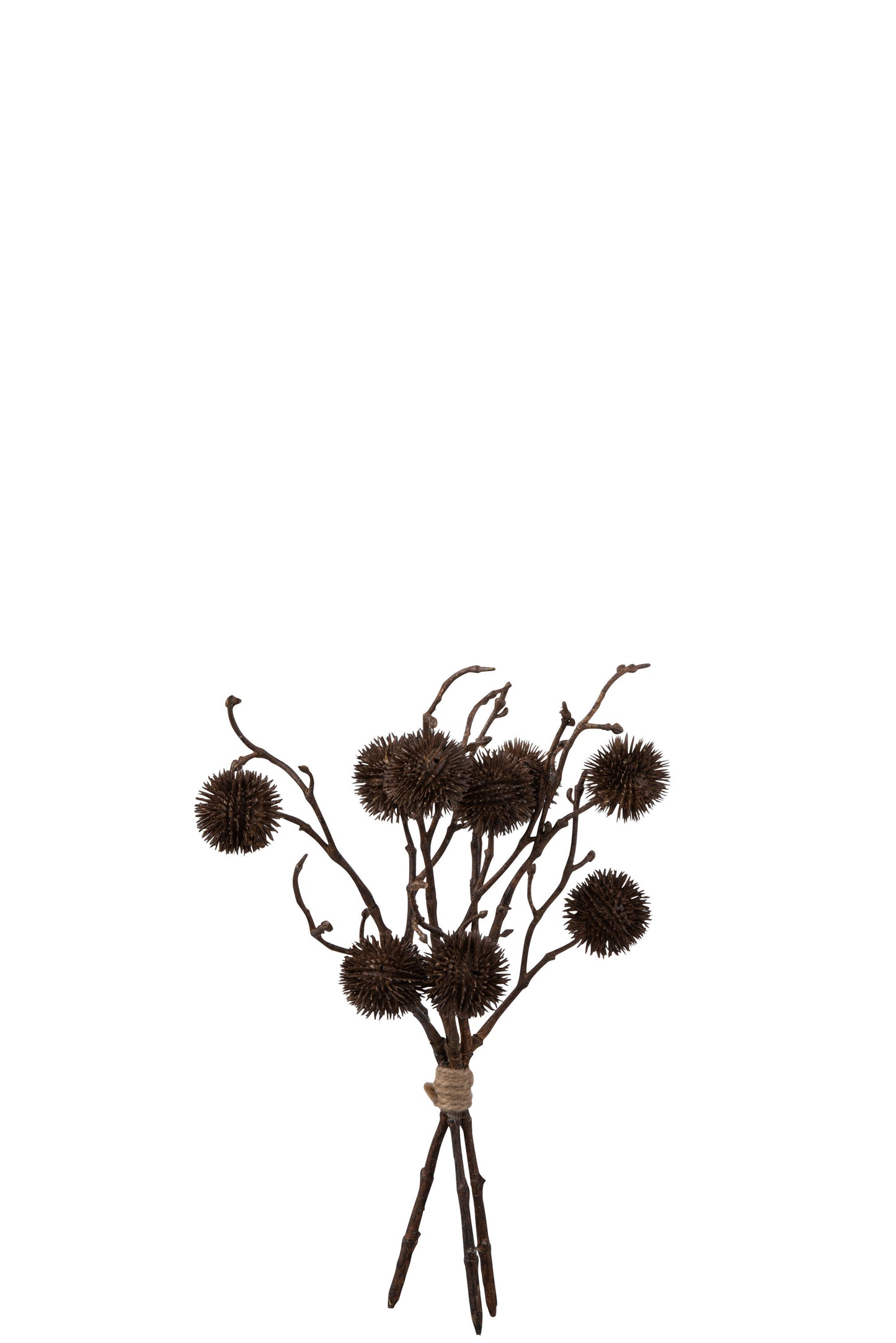 BUNDLE POMPOM PLASTIC DARK BROWN