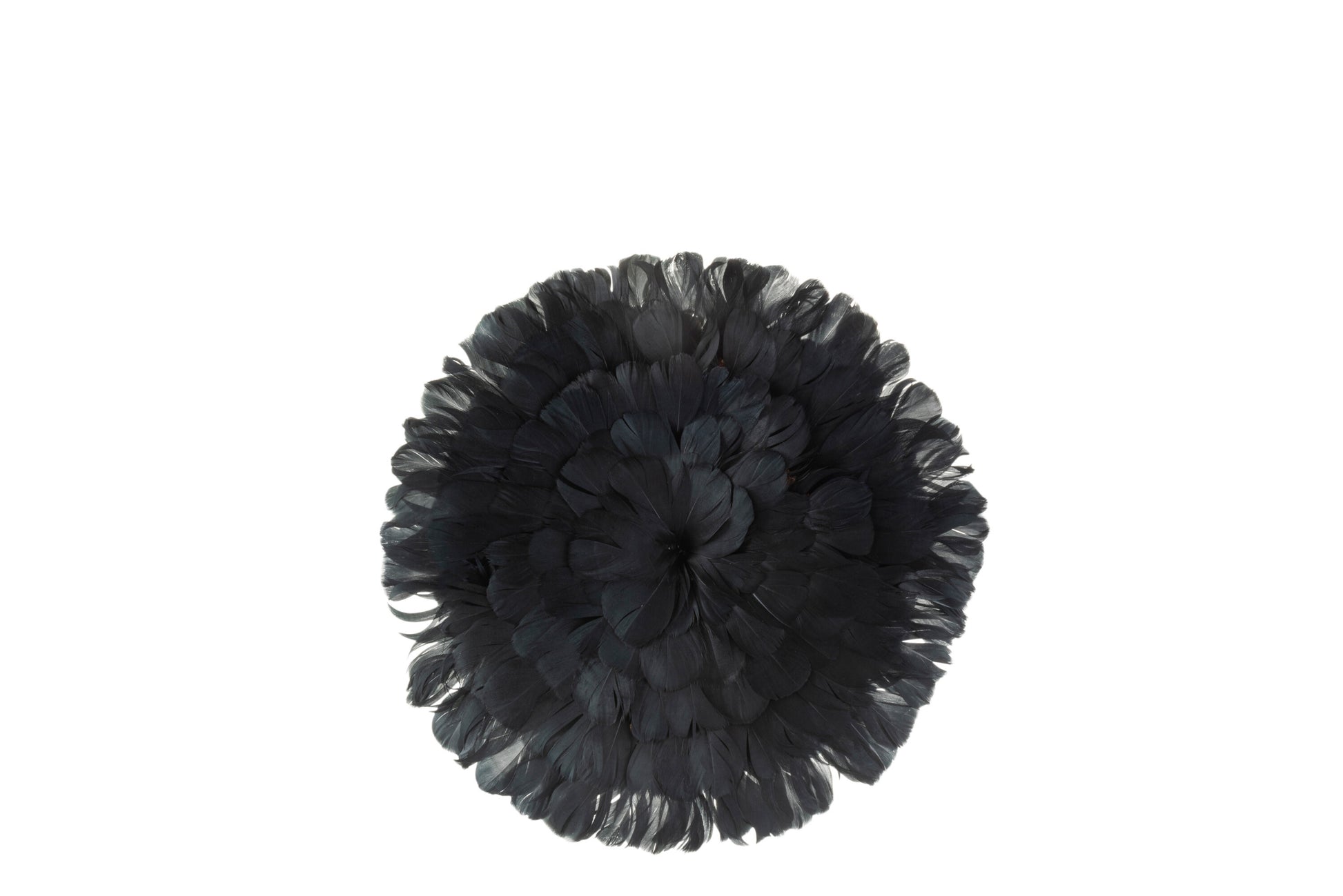 DISC DECO FEATHERS BLACK