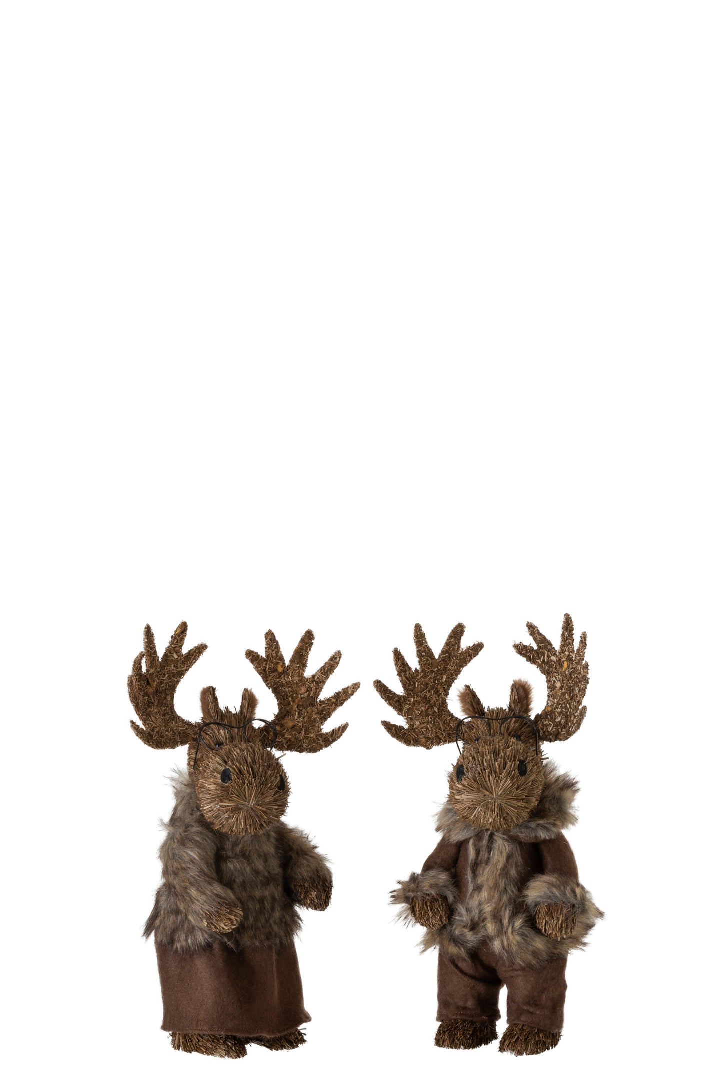 ELK STANDING STRAW BROWN SMALL ASSORTMENT OF 2