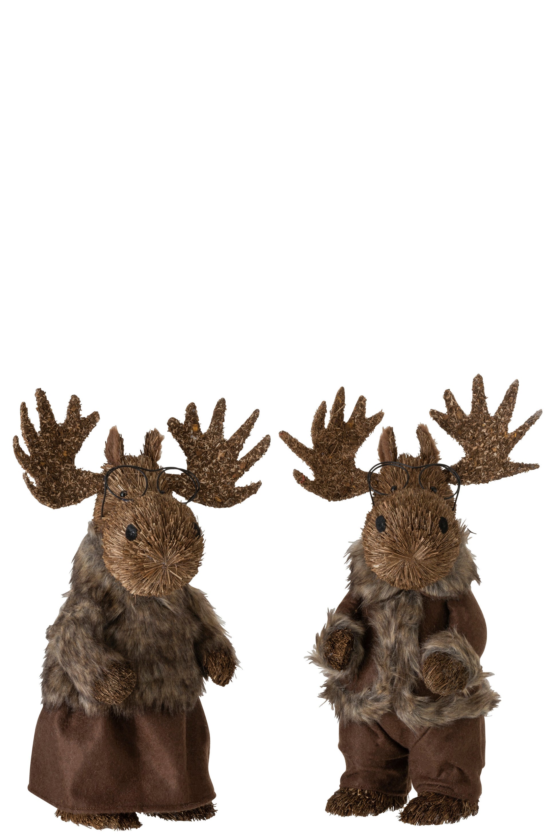 ELK STANDING STRAW BROWN LARGE ASSORTMENT OF 2