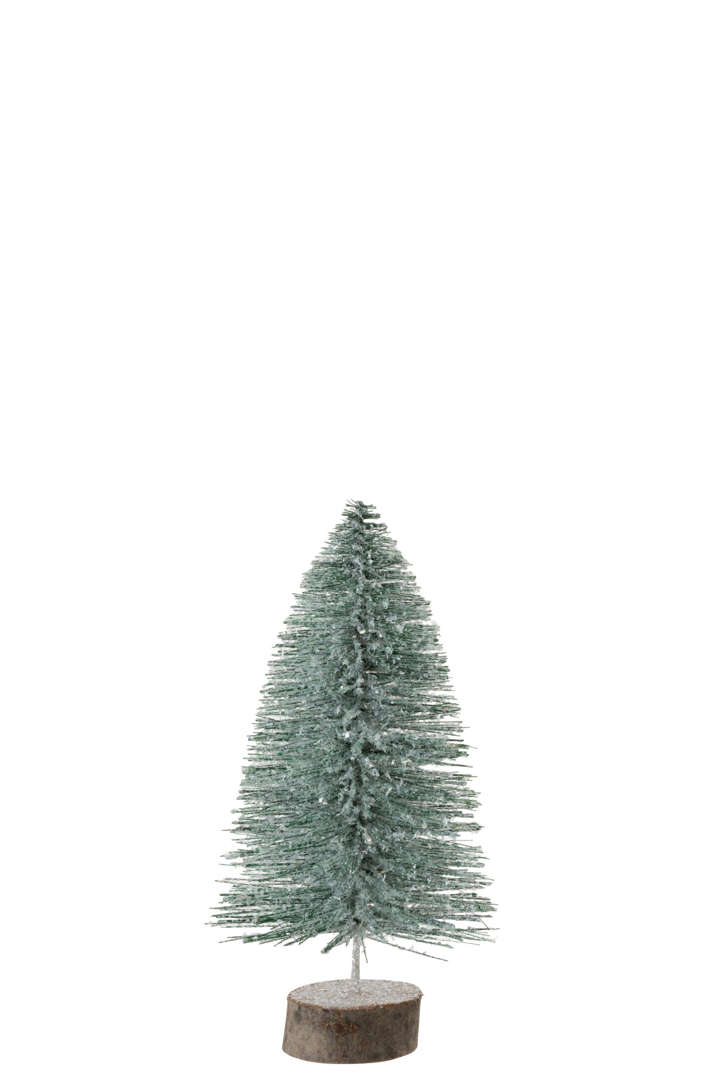 CHRISTMAS TREE DECO GLITTER LIGHT GREEN MEDIUM