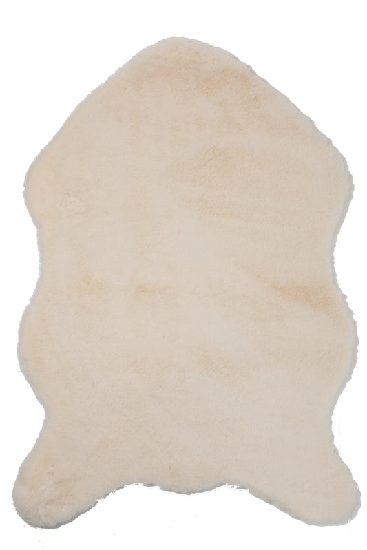 FLOORMAT CUTIE PELT ACRYLIC BEIGE