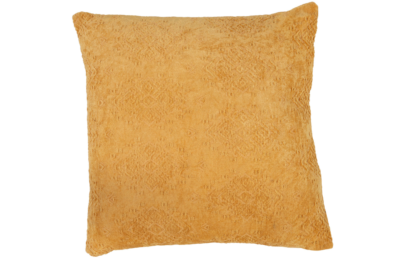 CUSHION SQUARE FAYOLA COTTON OCHRE